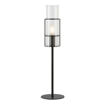 Markslöjd 108555 - Laualamp TUBO 1xE14/40W/230V 50 cm must/clear