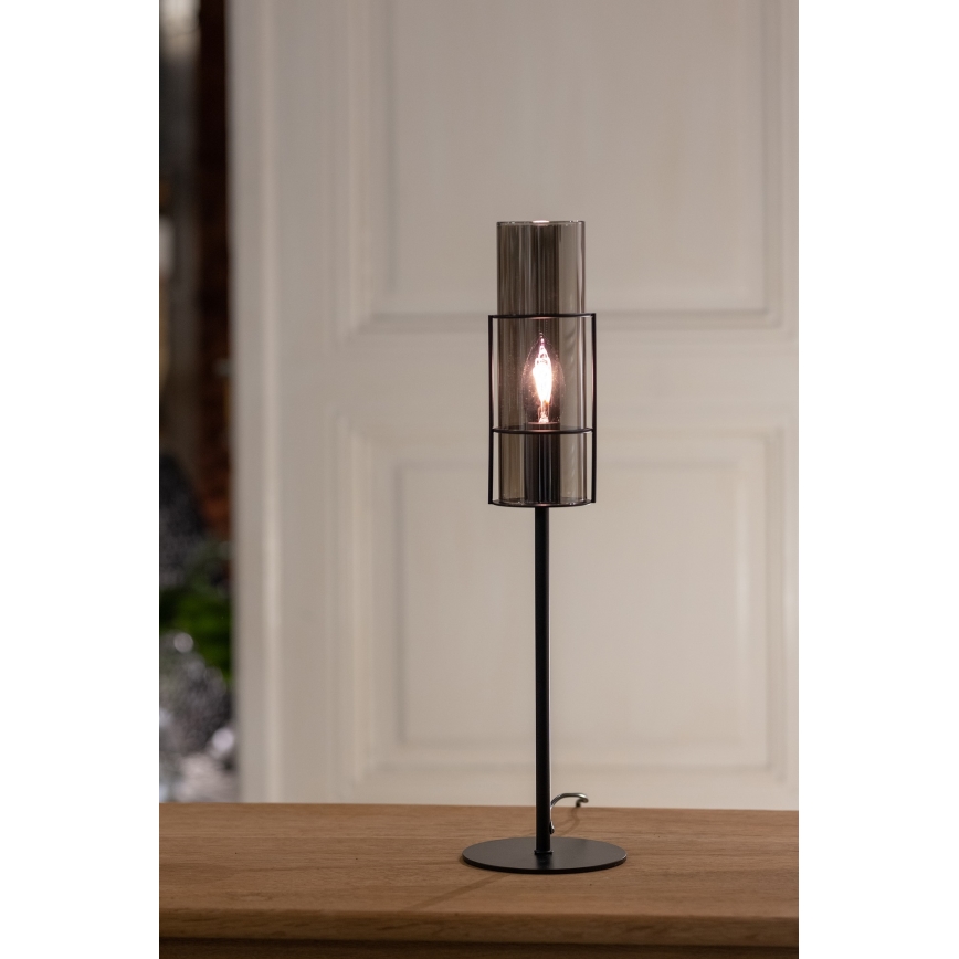 Markslöjd 108559 - Laualamp TUBO 1xE14/40W/230V 50 cm must