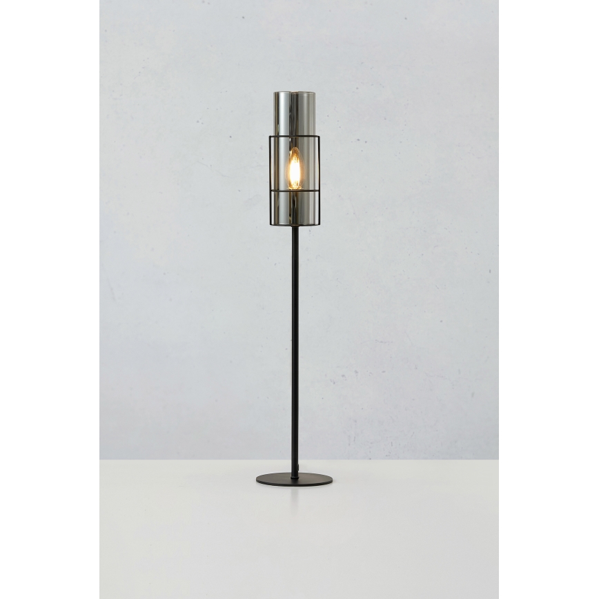 Markslöjd 108560 - Laualamp TORCIA 1xE14/40W/230V 65 cm must