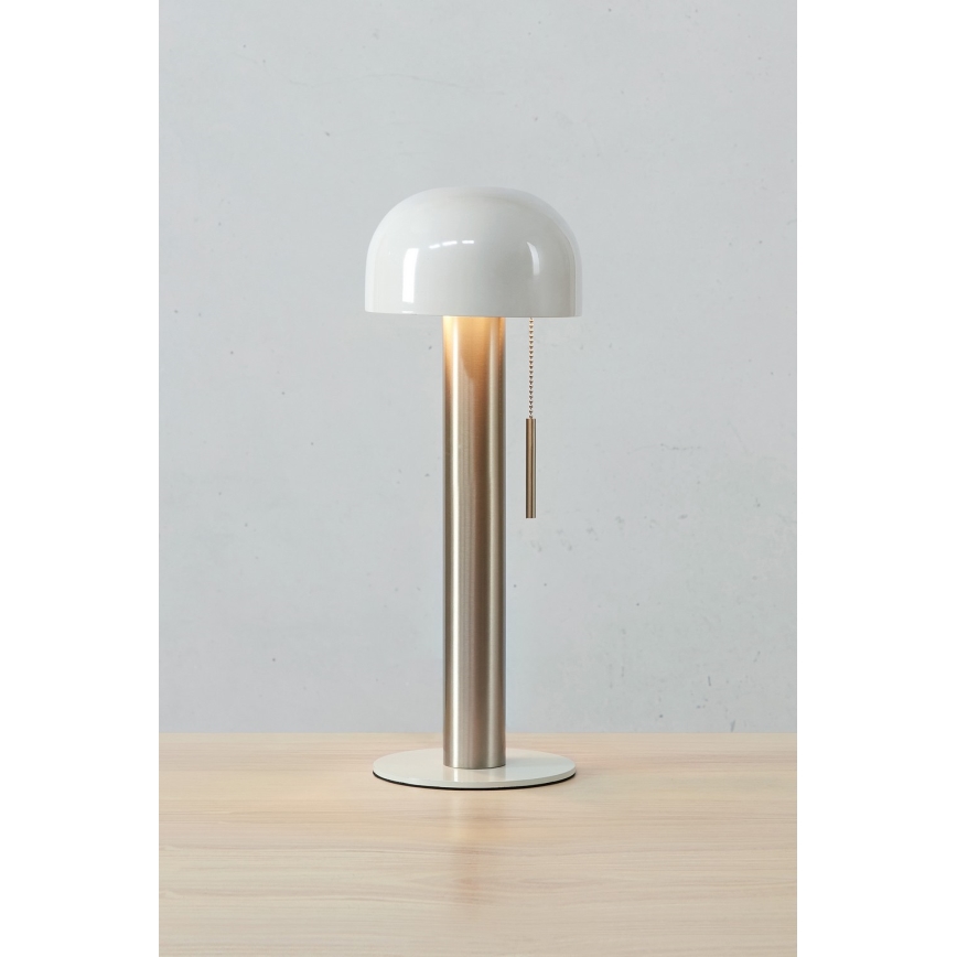 Markslöjd 108577 - Laualamp COSTA 2xG9/18W/230V valge/matt kroom