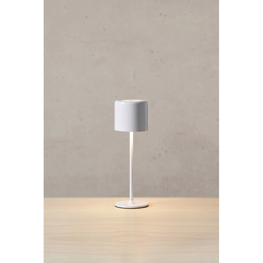 Markslöjd 108658 - LED Hämardatav laetav lamp FILO LED/2W/5V IP44 30 cm valge