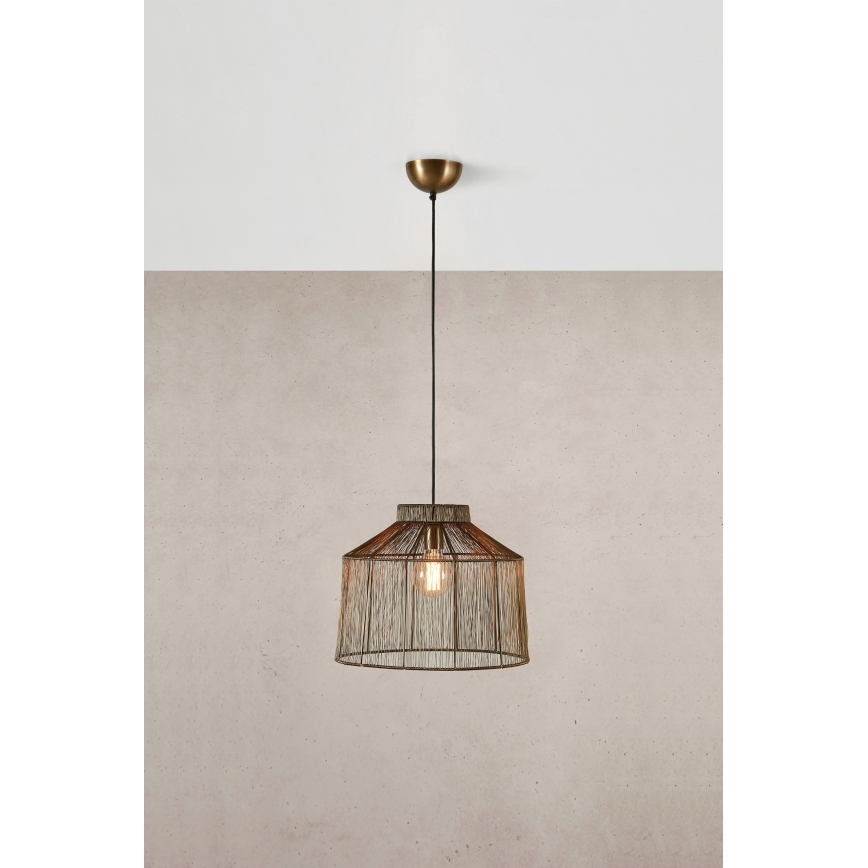 Markslöjd 108667 - Lühter CAPANNA 1xE27/40W/230V messing