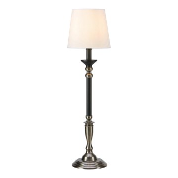 Markslöjd 108680 - Laualamp GENT 1xE27/40W/230V matt kroom/must/valge