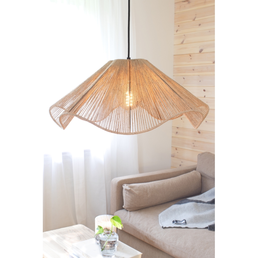 Markslöjd 108681 - Lühter NAMI 1xE27/40W/230V pruun