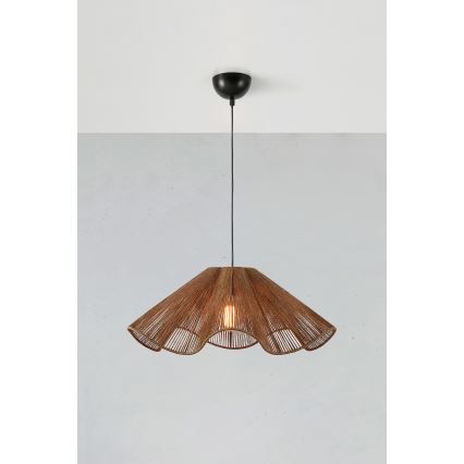 Markslöjd 108681 - Lühter NAMI 1xE27/40W/230V pruun