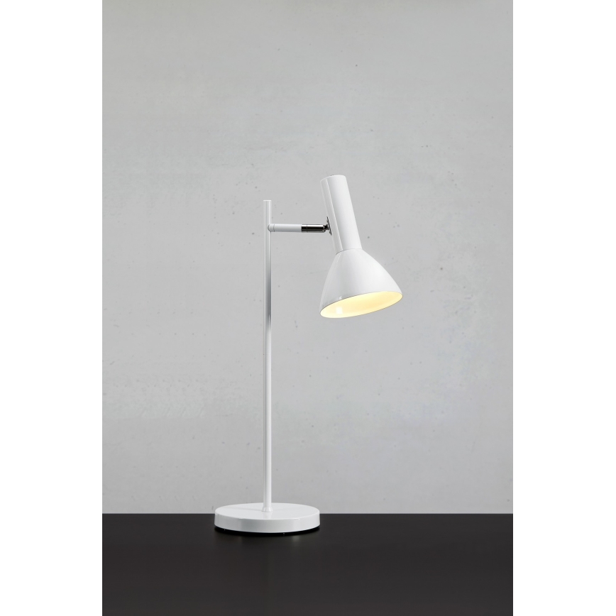 Markslöjd 108688 - Laualamp METRO 1xE27/40W/230V valge