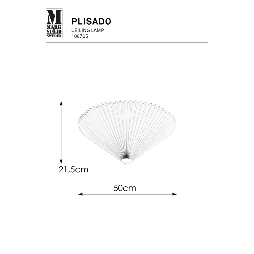 Markslöjd 108705 - Laevalgusti PLISADO 3xE14/40W/230V d. 50 cm beež