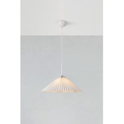 Markslöjd 108711 - Lühter PLISADO 1xE27/40W/230V d. 50 cm valge
