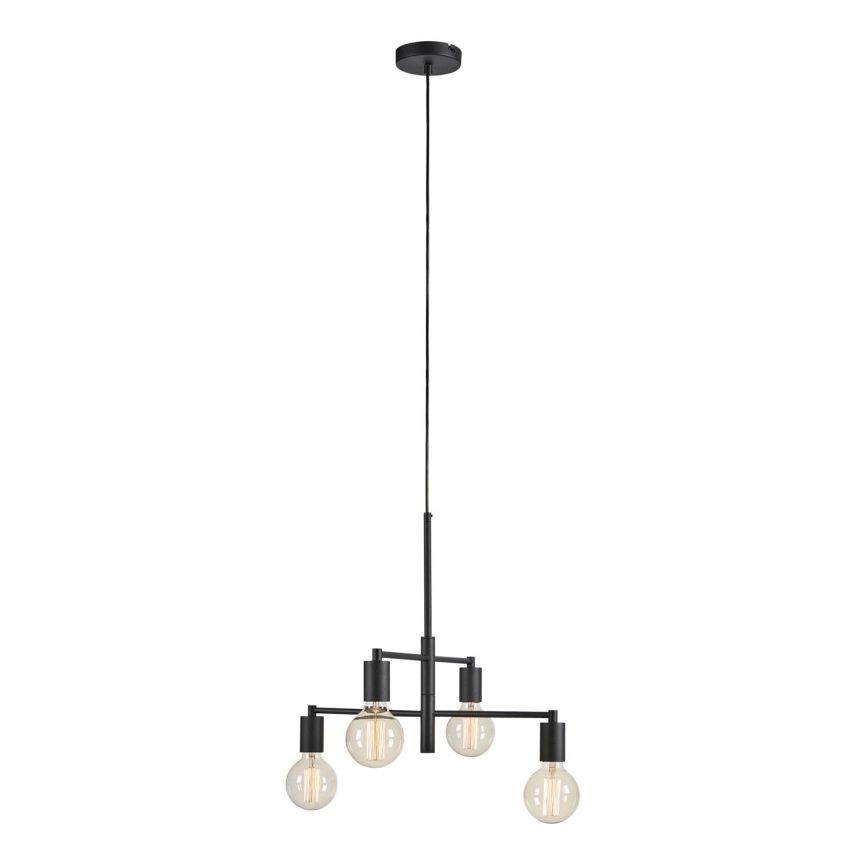 Markslöjd 108716 - Lühter CIELO 4xE27/40W/230V must
