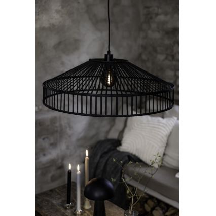 Markslöjd 108782 - Lühter TAPA 1xE27/40W/230V must/bambus