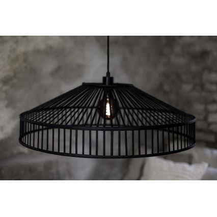 Markslöjd 108782 - Lühter TAPA 1xE27/40W/230V must/bambus