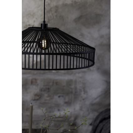 Markslöjd 108782 - Lühter TAPA 1xE27/40W/230V must/bambus