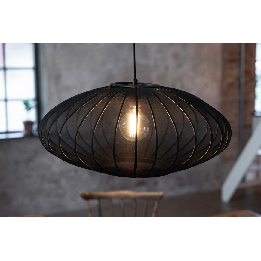 Markslöjd 108793 - Lühter FORENCE 1xE27/40W/230V d. 60 cm must
