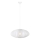 Markslöjd 108794 - Lühter FORENCE 1xE27/40W/230V d. 60 cm valge