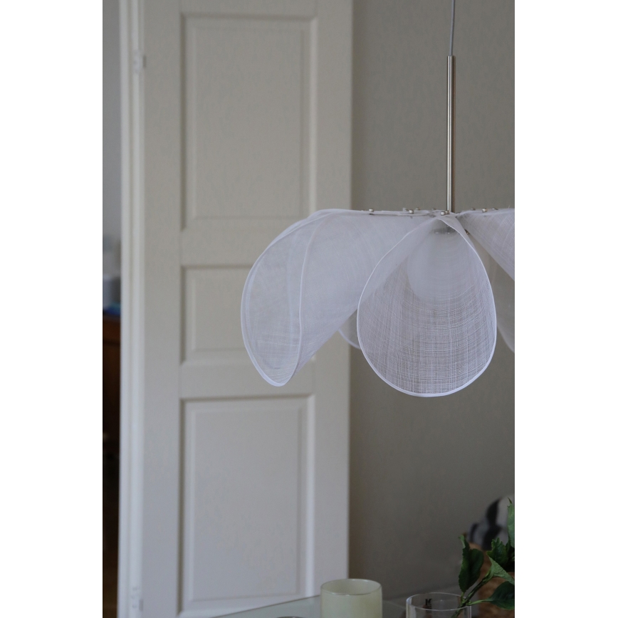 Markslöjd 108818 - Lühter STYRKA 1xE27/40W/230V d. 75 cm valge