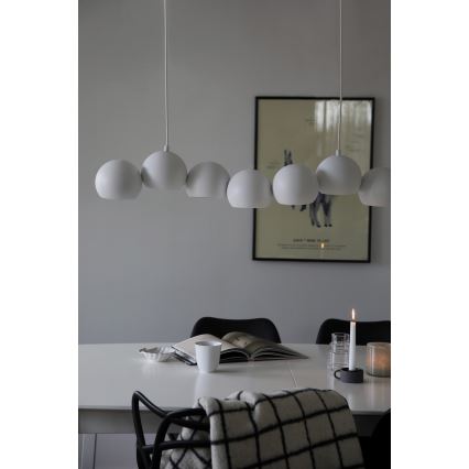 Markslöjd 108859 - Lühter CUPOLO 7xE14/40W/230V valge
