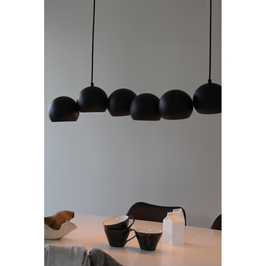 Markslöjd 108860 - Lühter CUPOLO 7xE14/40W/230V must