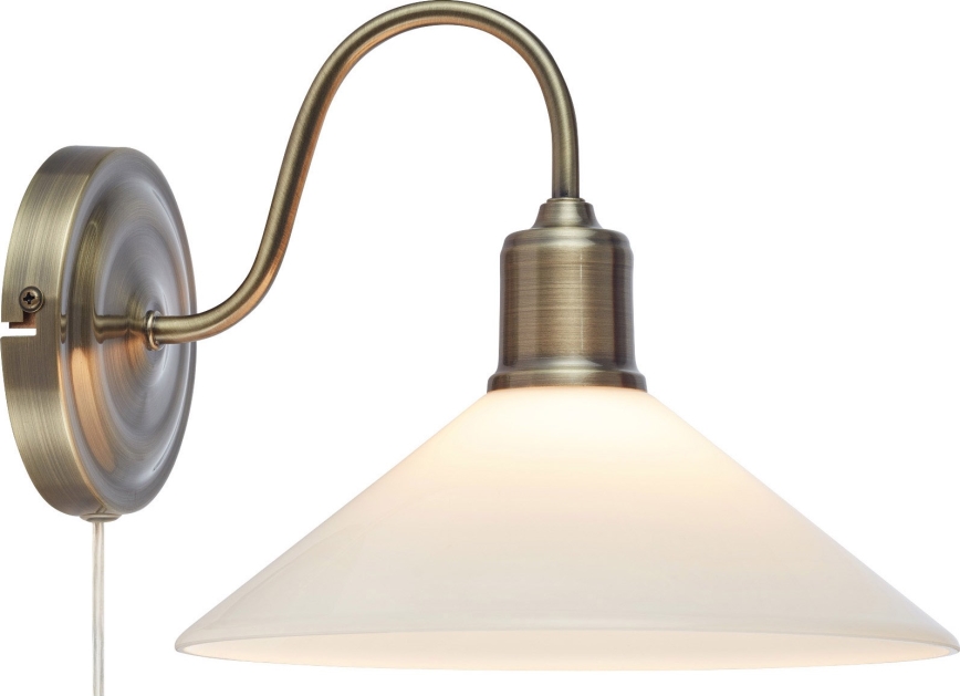 Markslöjd 108865 - Seinavalgusti VELA 1xE27/40W/230V messing/valge