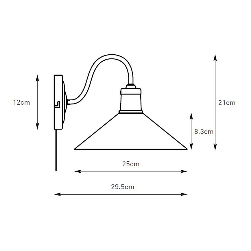 Markslöjd 108865 - Seinavalgusti VELA 1xE27/40W/230V messing/valge