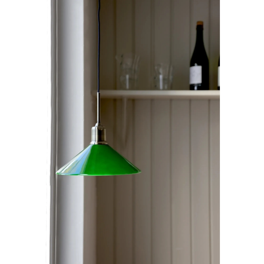 Markslöjd 108868 - Lühter VELA 1xE27/40W/230V messing/roheline