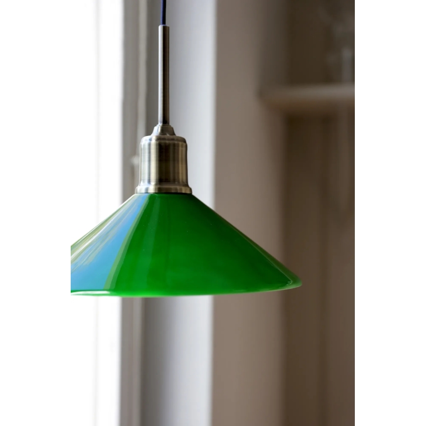 Markslöjd 108868 - Lühter VELA 1xE27/40W/230V messing/roheline