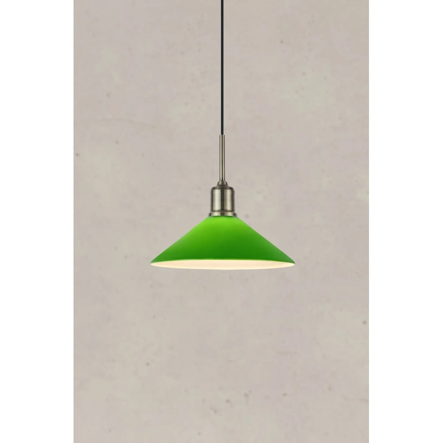 Markslöjd 108868 - Lühter VELA 1xE27/40W/230V messing/roheline