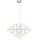 Markslöjd 108870 - LED Hämardatav kristall-lühter EFESOS LED/25W/230V d. 80 cm