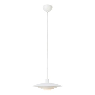 Markslöjd 108874 - ripplamp kaabliga PINY 1xE27/60W/230V, läbimõõt 35 cm, valge