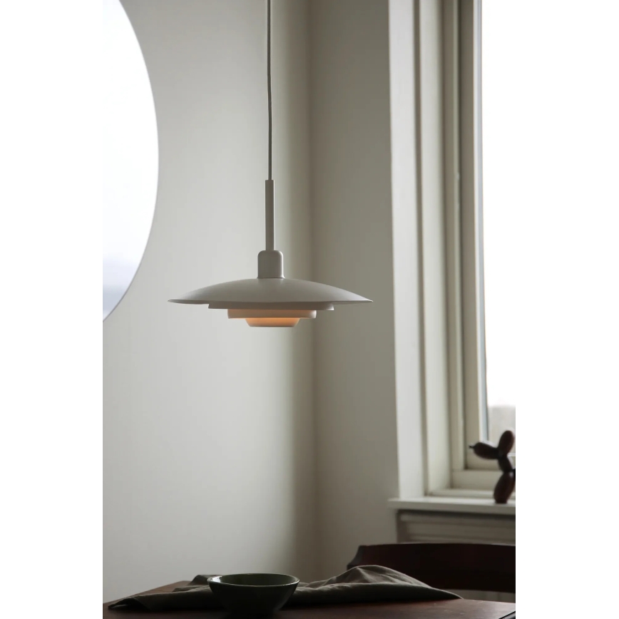 Markslöjd 108874 - ripplamp kaabliga PINY 1xE27/60W/230V, läbimõõt 35 cm, valge