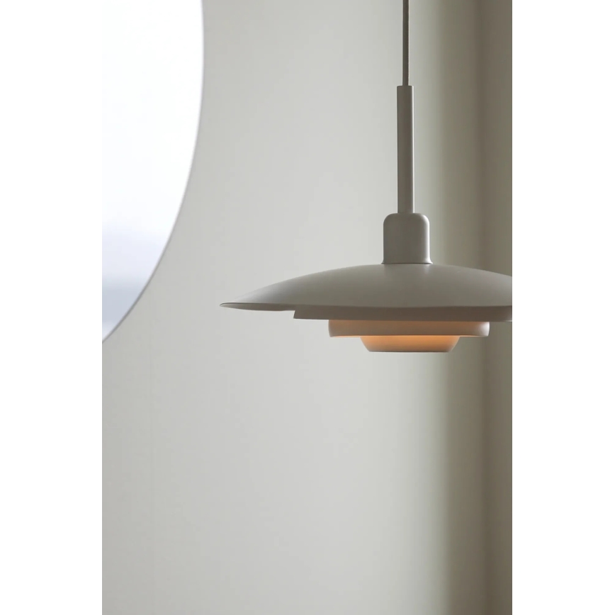 Markslöjd 108874 - ripplamp kaabliga PINY 1xE27/60W/230V, läbimõõt 35 cm, valge