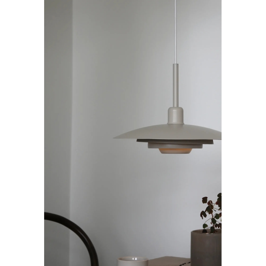 Markslöjd 108875 - Kaabliga ripatsvalgusti PINY 1xE27/60W/230V läbimõõt 35 cm beež