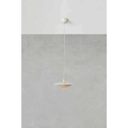 Markslöjd 108875 - Kaabliga ripatsvalgusti PINY 1xE27/60W/230V läbimõõt 35 cm beež