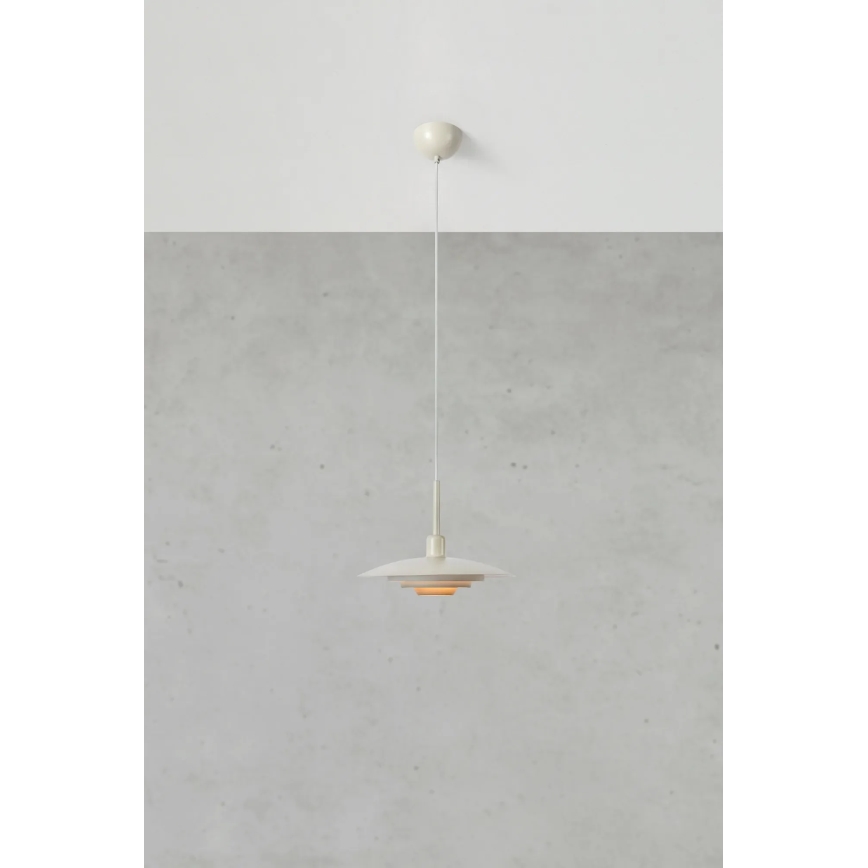 Markslöjd 108875 - Kaabliga ripatsvalgusti PINY 1xE27/60W/230V läbimõõt 35 cm beež