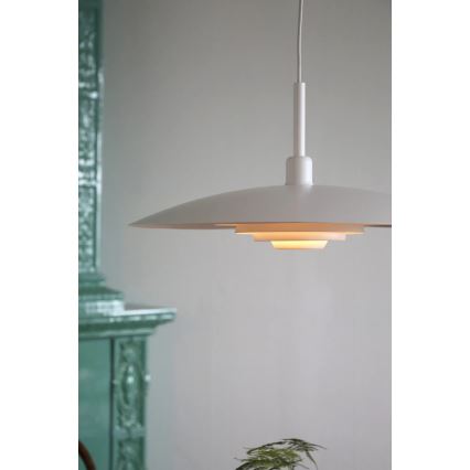 Markslöjd 108876 - Rippvalgusti kaabliga PINY 1xE27/60W/230V, läbimõõt 57 cm, valge