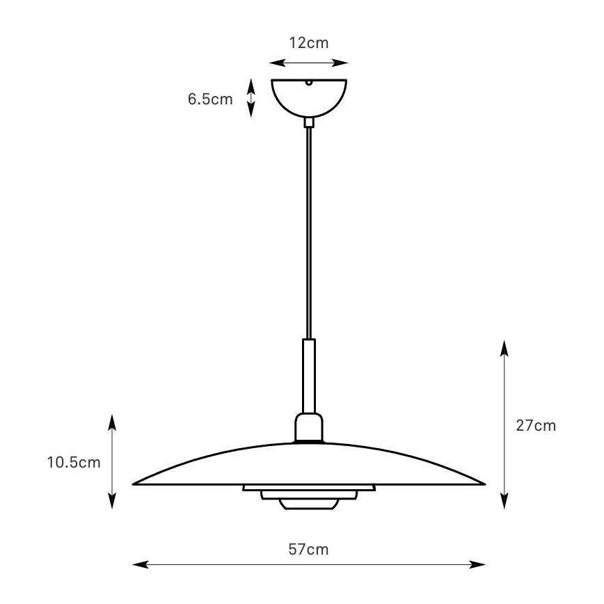 Markslöjd 108877 - Ripplamp PINY riputuskaabliga 1xE27/60W/230V, läbimõõt 57 cm, beež