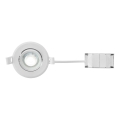 Markslöjd 108885 - Hämardatav vannitoa süvistatav laevalgusti PLUTO LED/4,9W/230V CRI 90 IP44 valge