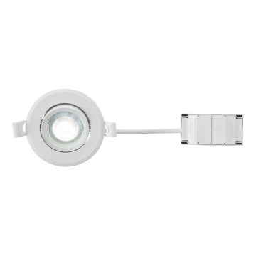 Markslöjd 108885 - Hämardatav vannitoa süvistatav laevalgusti PLUTO LED/4,9W/230V CRI 90 IP44 valge