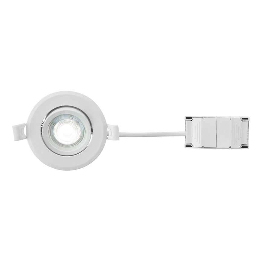 Markslöjd 108885 - Hämardatav vannitoa süvistatav laevalgusti PLUTO LED/4,9W/230V CRI 90 IP44 valge