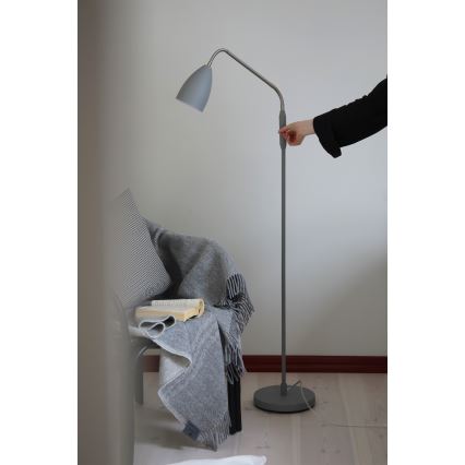 Markslöjd 108888 - LED hämardatav põrandalamp PATRO LED/4,9W/230V CRI 90 hall