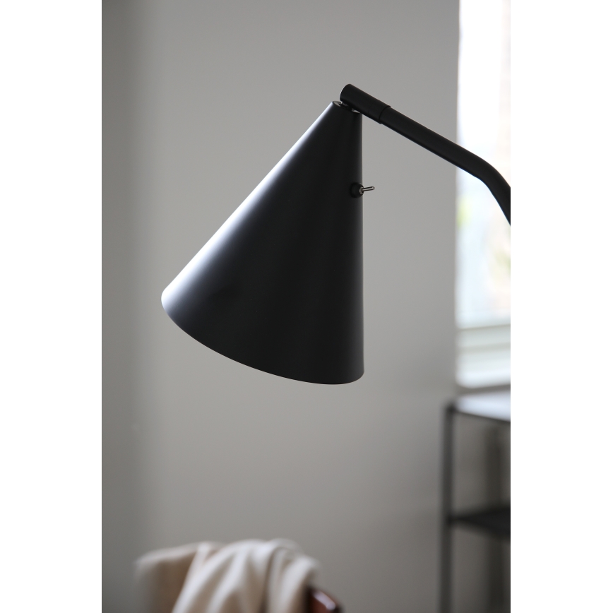 Markslöjd 108889 - LED hämardatav põrandalamp FUNIL LED/4,9W/230V CRI 90 must