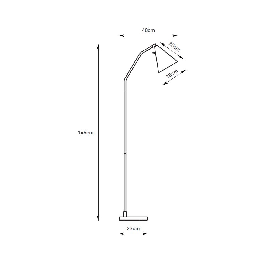 Markslöjd 108890 - FUNIL hämardatav LED-põrandalamp LED/4,9W/230V CRI 90, beež