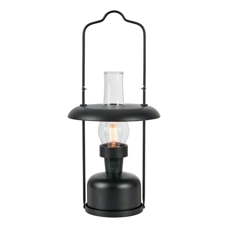 Markslöjd 108893 - LED hämardatav väljas kasutatav laetav laualamp FANOS LED/2,5W/3,7V 4000 mAh IP44 must