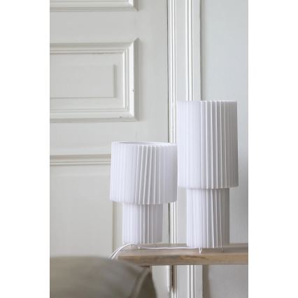 Markslöjd 108895 - Laualamp CATIS 1xE27/60W/230V 32 cm valge