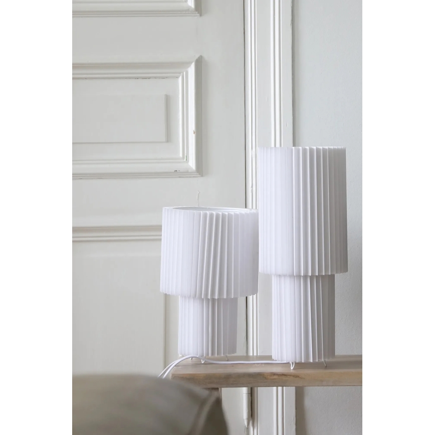 Markslöjd 108895 - Laualamp CATIS 1xE27/60W/230V 32 cm valge