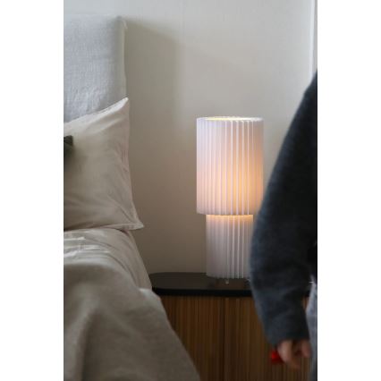 Markslöjd 108897 - Laualamp CATIS 1xE27/60W/230V 45 cm valge