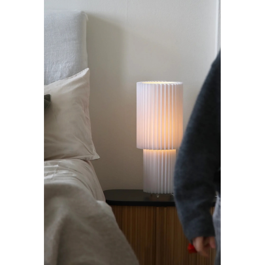 Markslöjd 108897 - Laualamp CATIS 1xE27/60W/230V 45 cm valge
