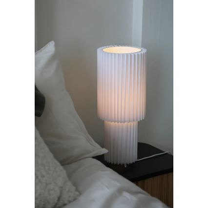 Markslöjd 108897 - Laualamp CATIS 1xE27/60W/230V 45 cm valge