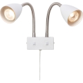 Markslöjd 108900 - CIRO seinapealne suunavalgusti 2xGU10/7W/230V valge