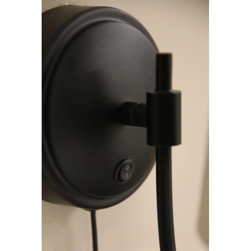 Markslöjd 108907 - Seinavalgusti AMAR 1xE14/40W/230V linane/must