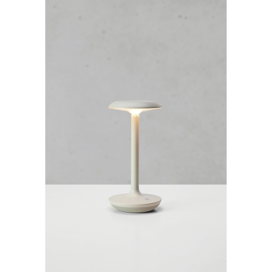 Markslöjd 108917 - LED Hämardatav väli laetav laualamp PETIT LED/2W/1800 mAh 2200/2700/3000K IP44 hall